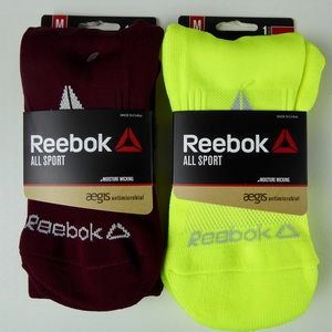 Reebok All Sport Moisture Wicking Athletic Socks
